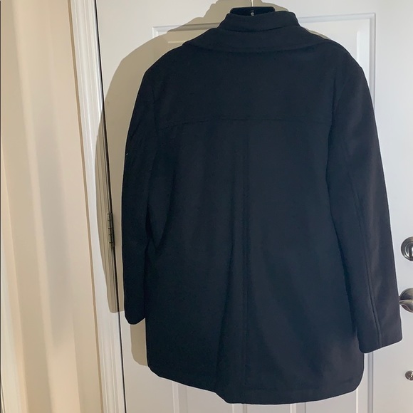 Hart Schaffner Marx Wool Blend Classic Fit Stand Collar Zip Bib Lined Car Coat - Picture 6 of 11